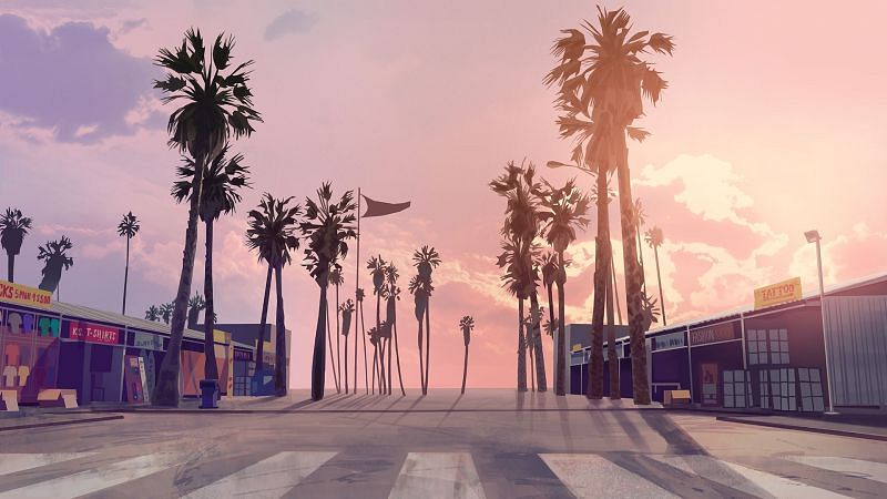 The streets of Los Santos (Image via Rockstar Games)